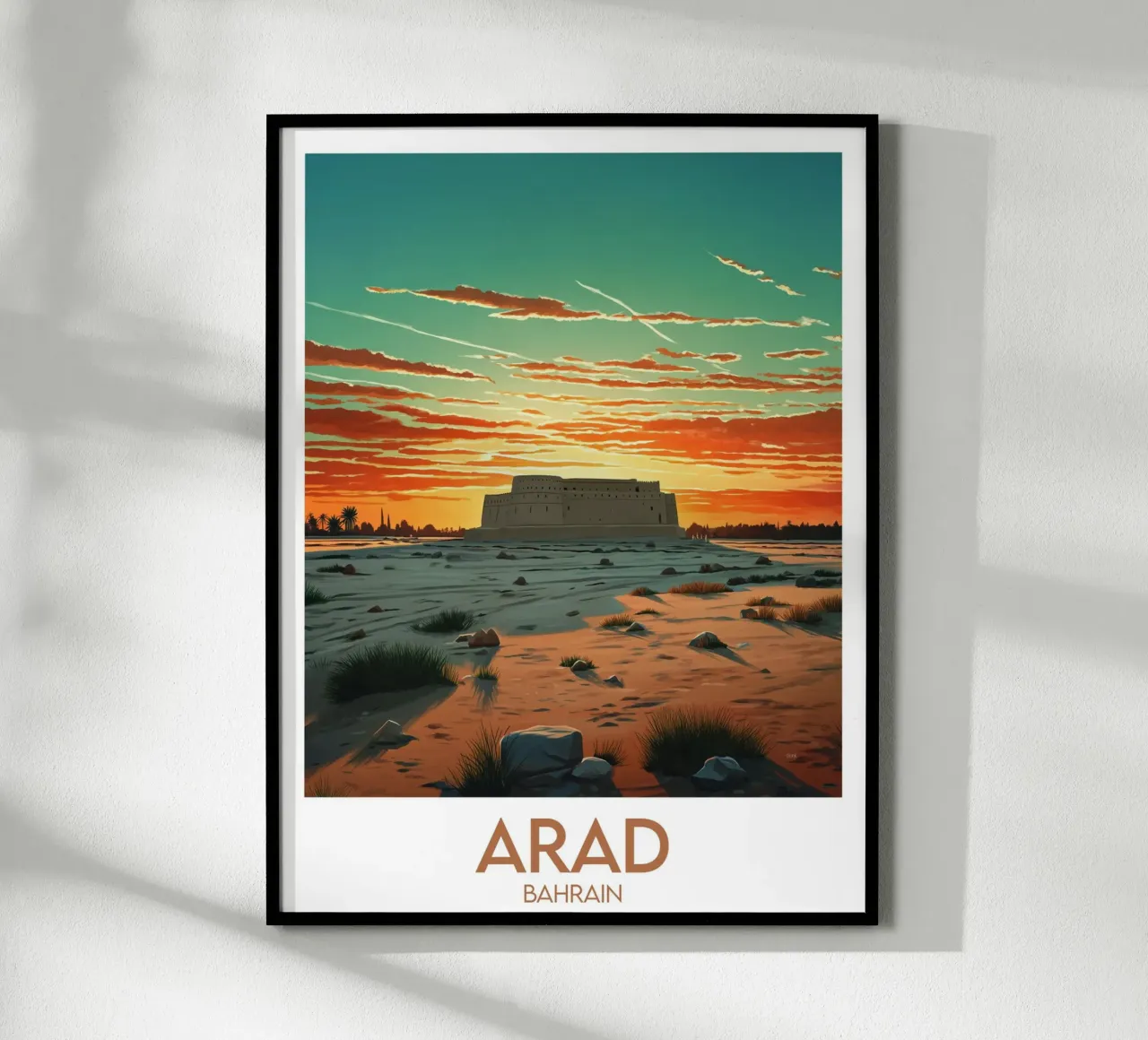 Affiche Arad poster con telaio in legno da Frame the World