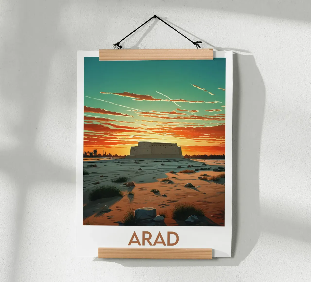 Affiche Arad poster con telaio in legno da Frame the World