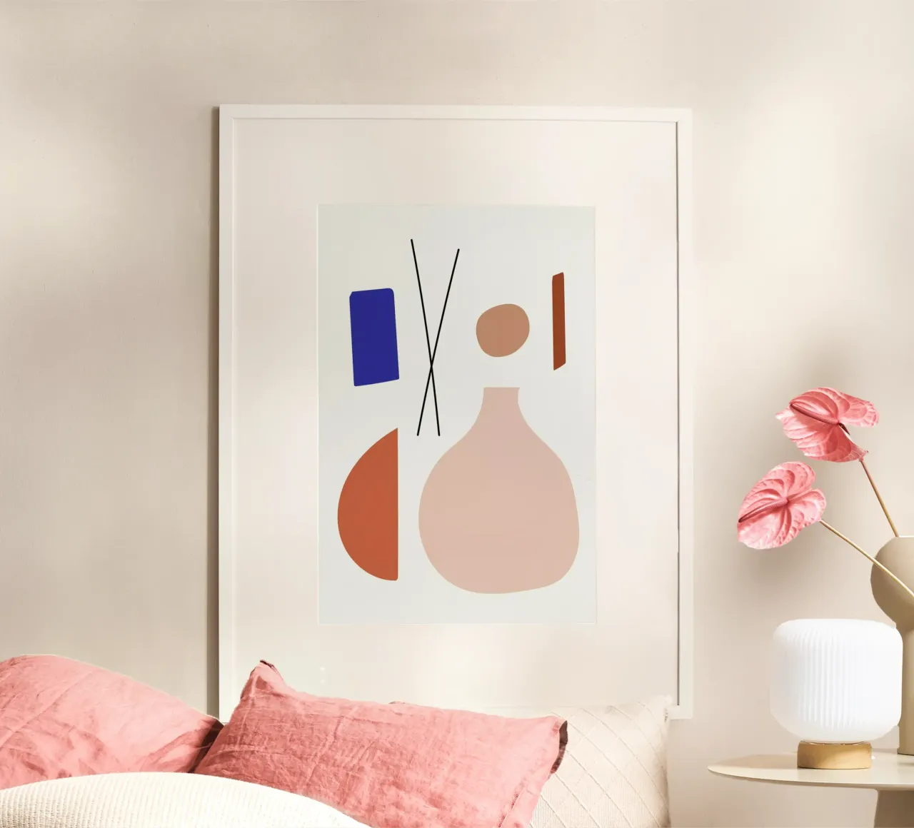 Still Life poster con telaio in plastica da Pure