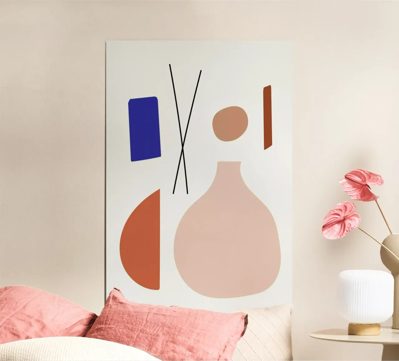 Still Life poster con telaio in plastica da Pure