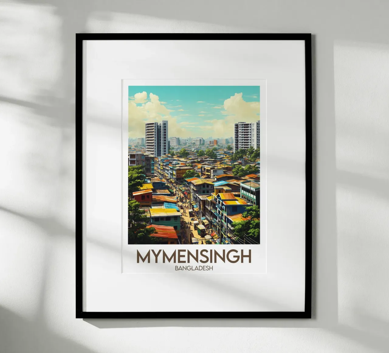 Affiche Mymensingh poster da Frame the World