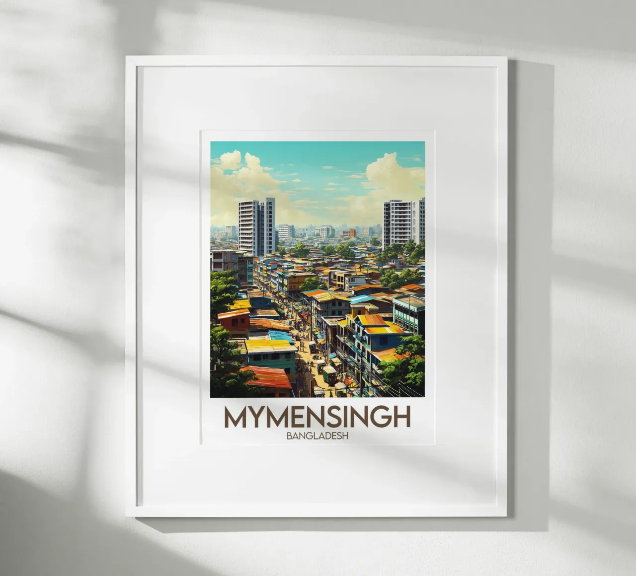 Affiche Mymensingh poster da Frame the World