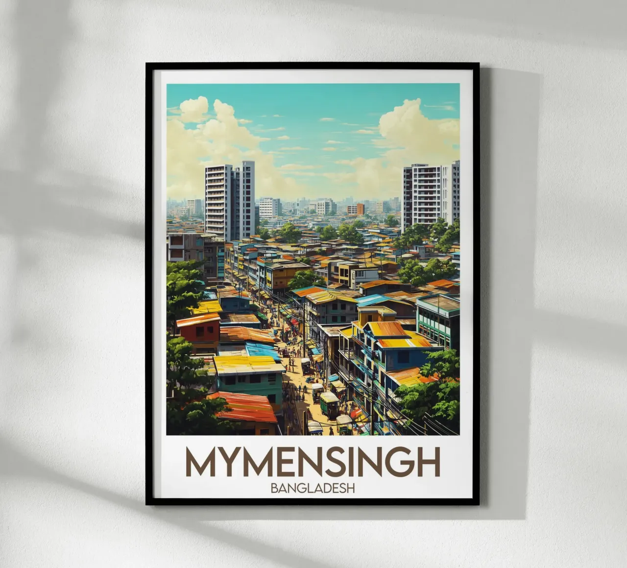 Affiche Mymensingh poster da Frame the World