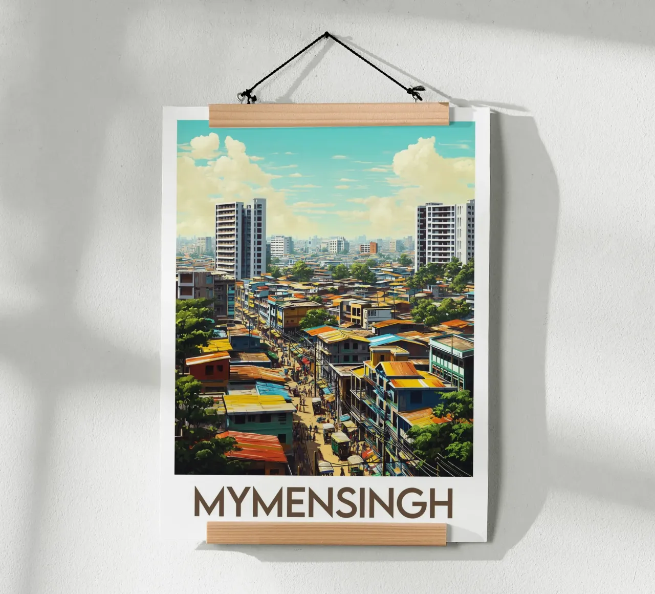 Affiche Mymensingh poster da Frame the World
