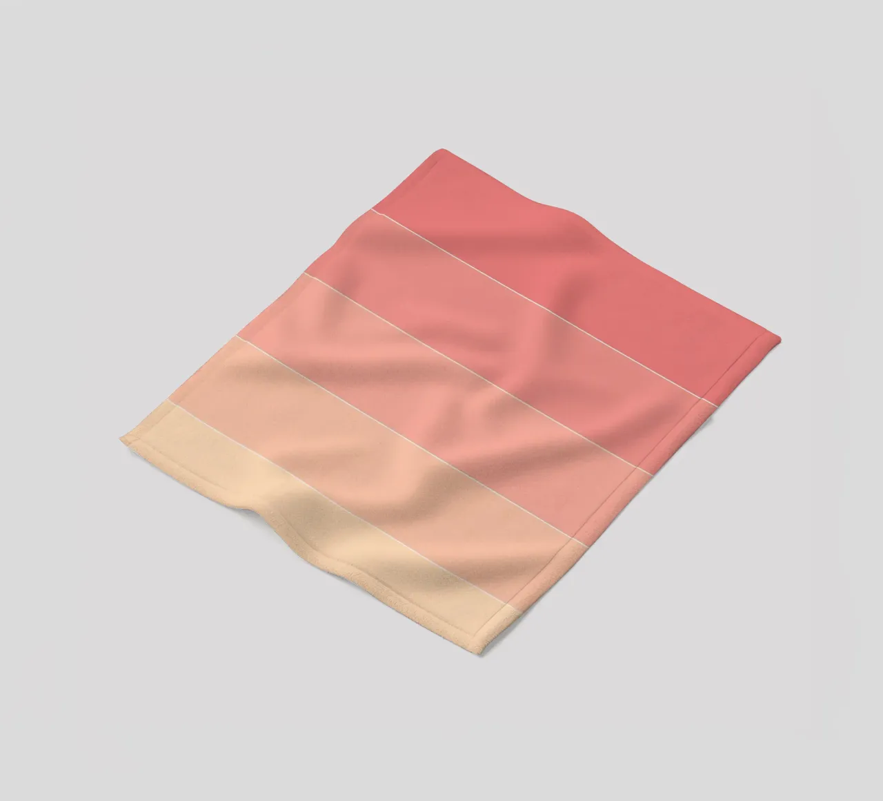 Pink Stripes Pattern fleece blanket by Shark Printables
