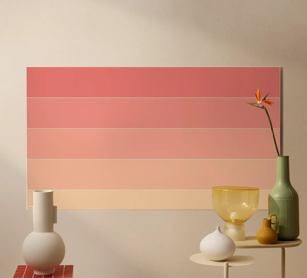 Pink Stripes Pattern plexiglass da Shark Printables