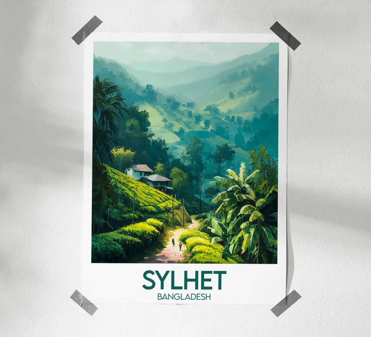 Affiche Sylhet poster da Frame the World