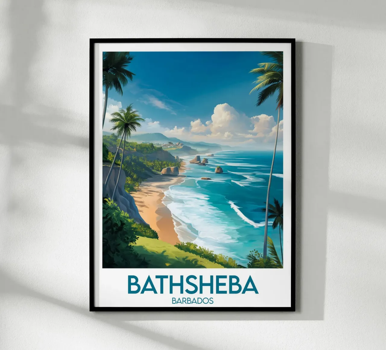 Affiche Bathsheba poster con telaio in plastica da Frame the World