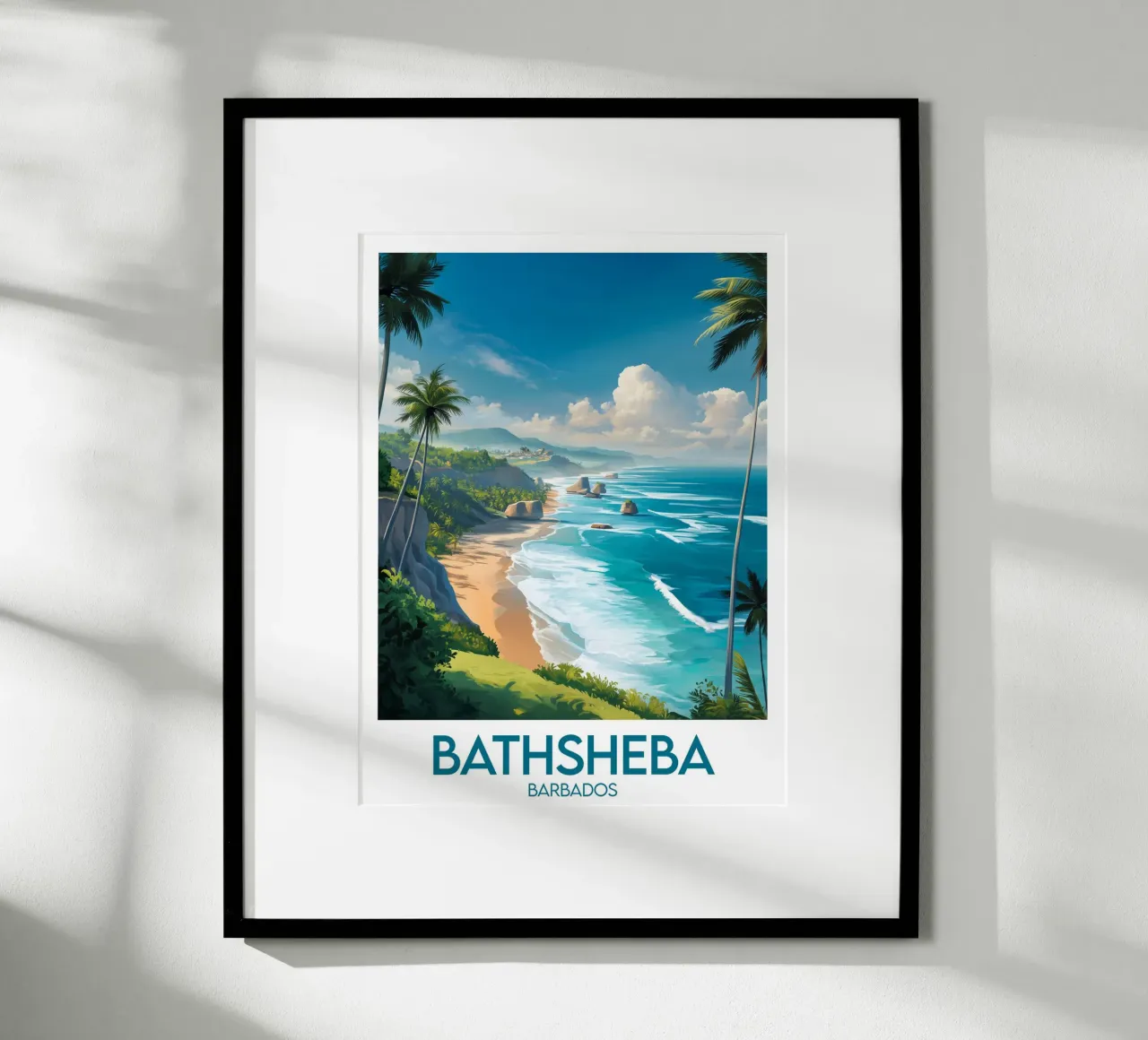 Affiche Bathsheba poster con telaio in plastica da Frame the World