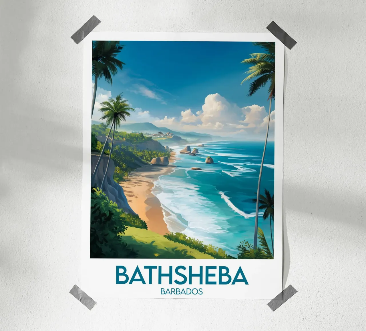 Affiche Bathsheba poster con telaio in plastica da Frame the World