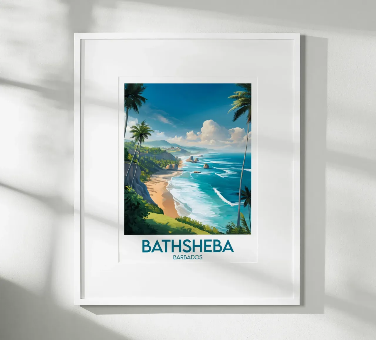 Affiche Bathsheba poster con telaio in plastica da Frame the World