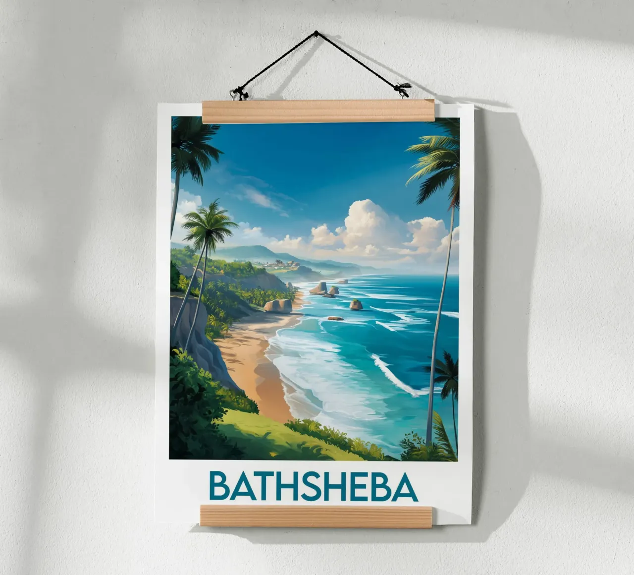 Affiche Bathsheba poster con telaio in plastica da Frame the World