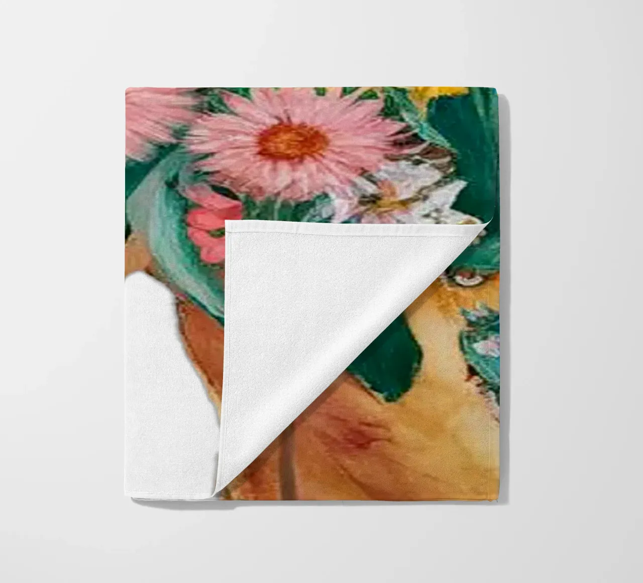 Stivali con fiori telo mare da dinem