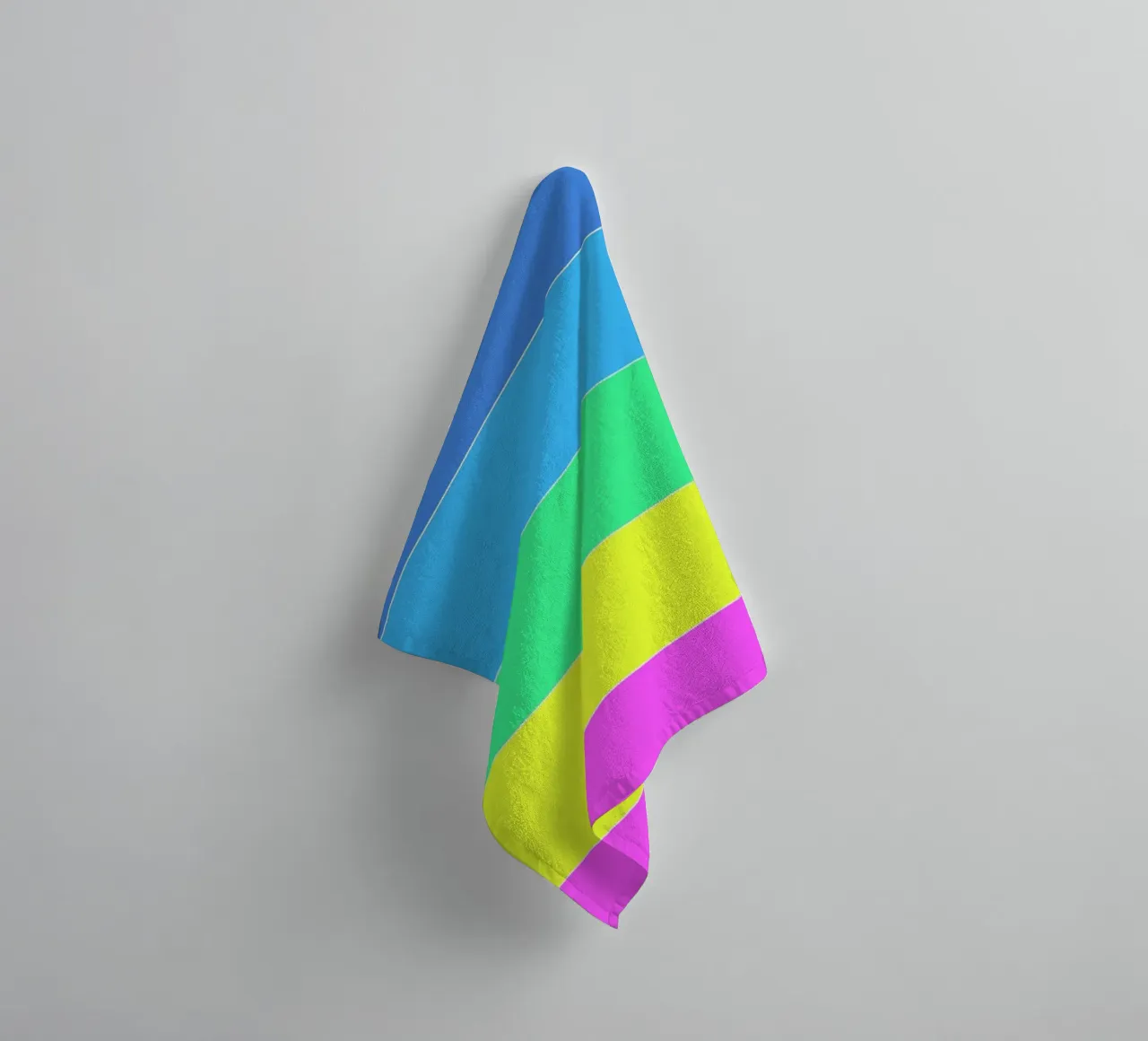Summer Stripes Pattern towel by Shark Printables