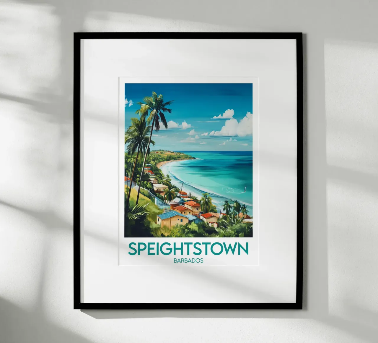 Affiche Speightstown poster con telaio in legno da Frame the World
