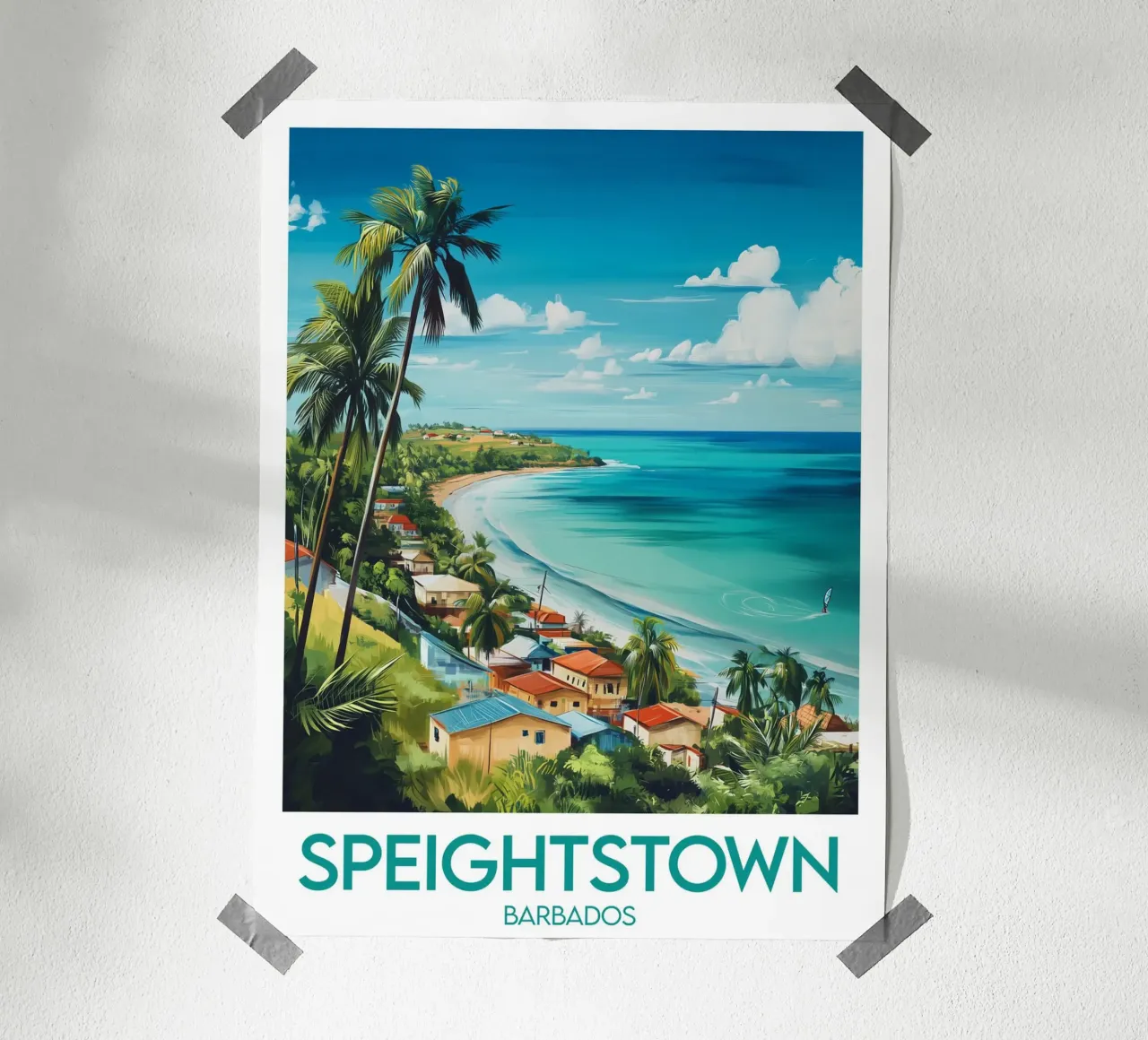 Affiche Speightstown poster con telaio in legno da Frame the World