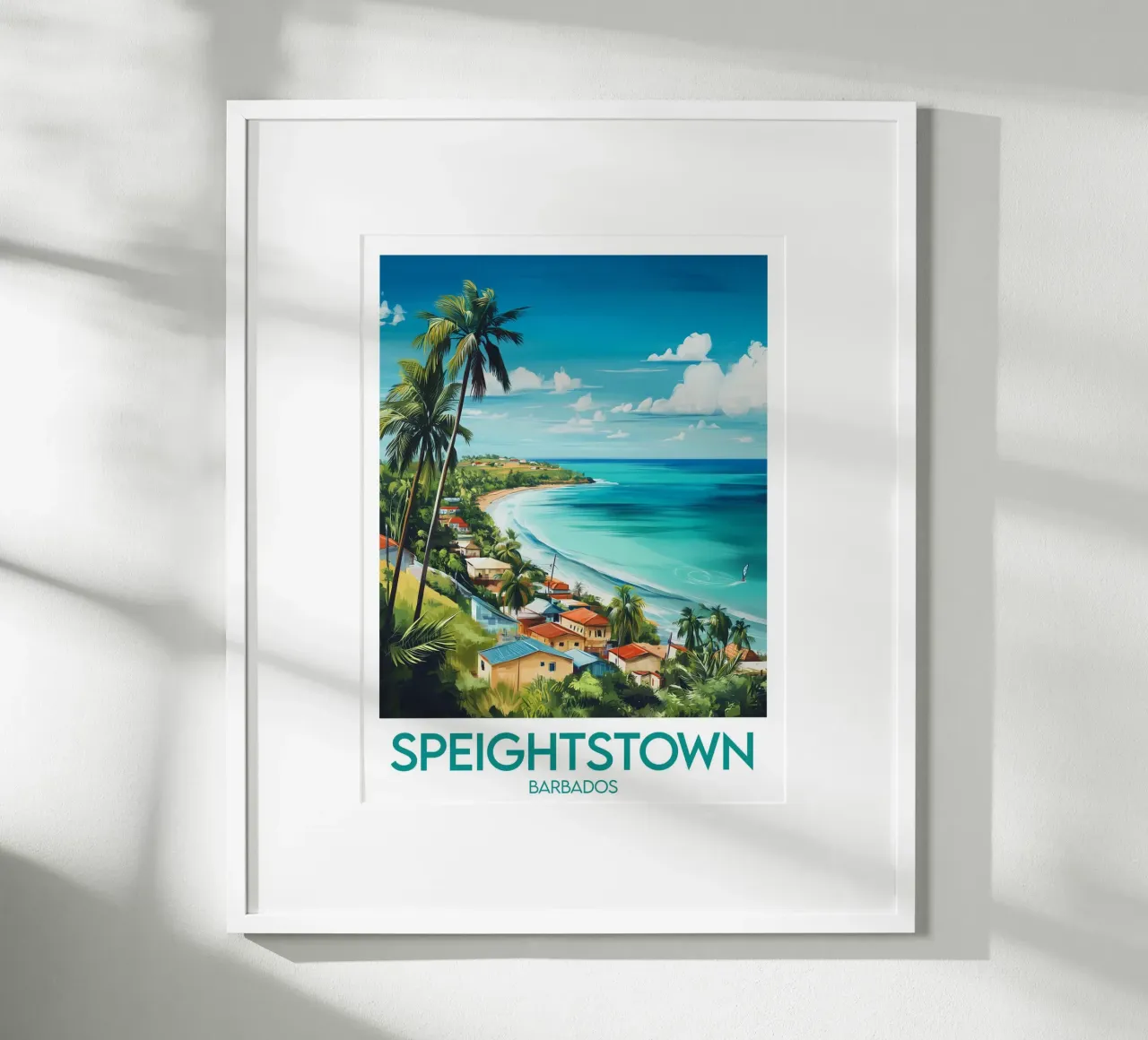 Affiche Speightstown poster con telaio in legno da Frame the World