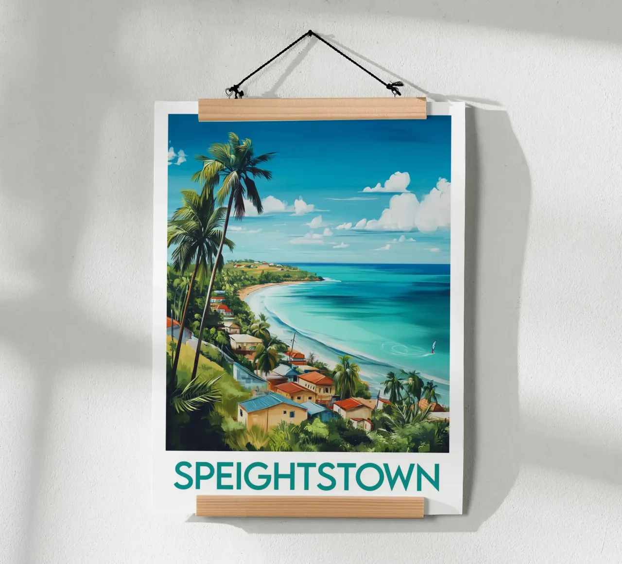 Affiche Speightstown poster con telaio in legno da Frame the World