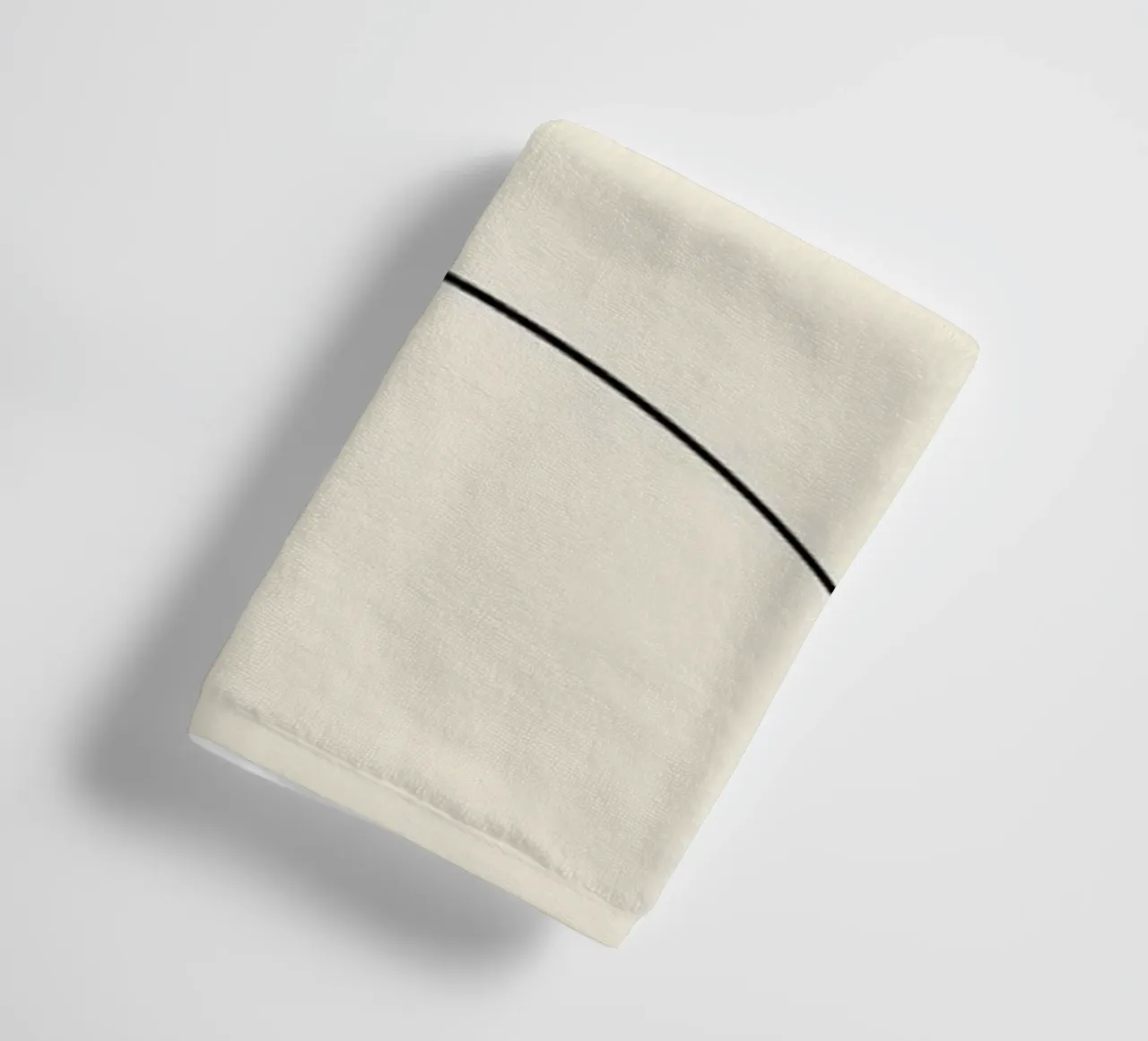 Minimale anmutige Linie Kunst abstrakt 21 Handtuch von Little Dean