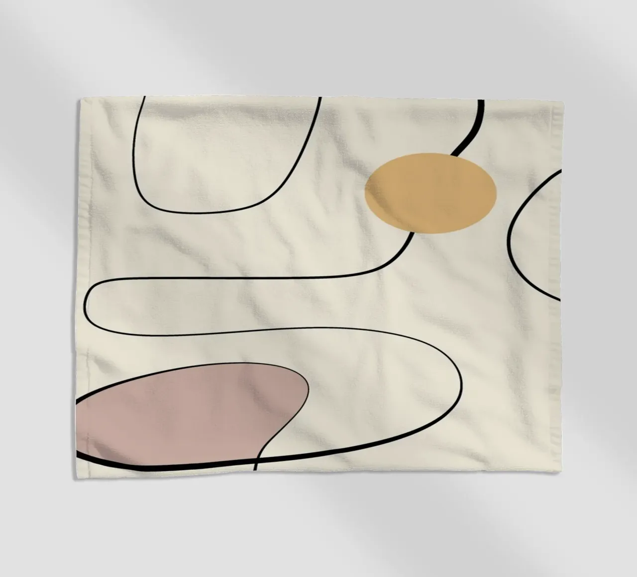 Minimal graceful line art abstract 21 telo mare da Little Dean