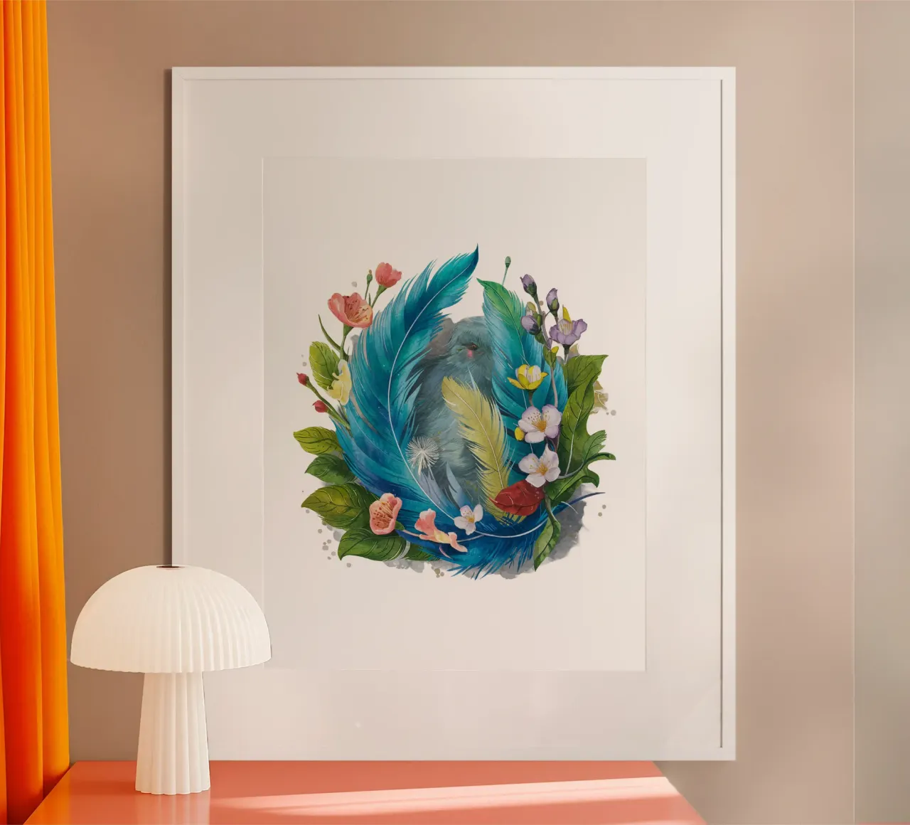 Piume e fiori carta hahnemühle da dinem