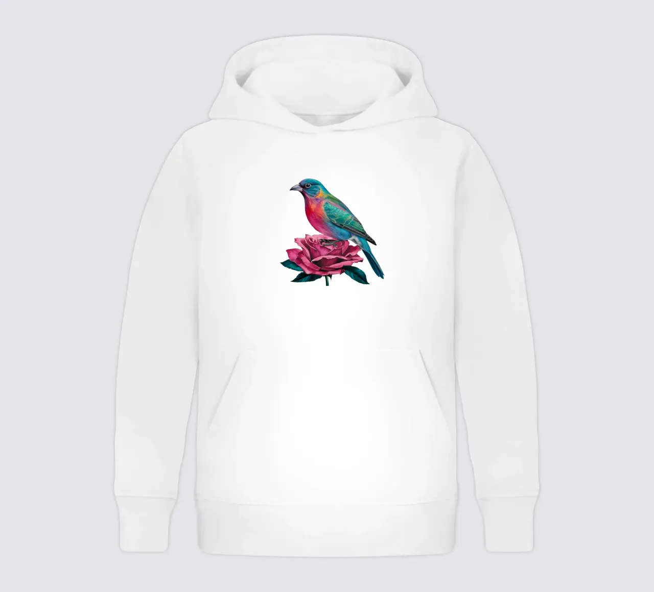 The bird and the rose kids hoodie by dinem