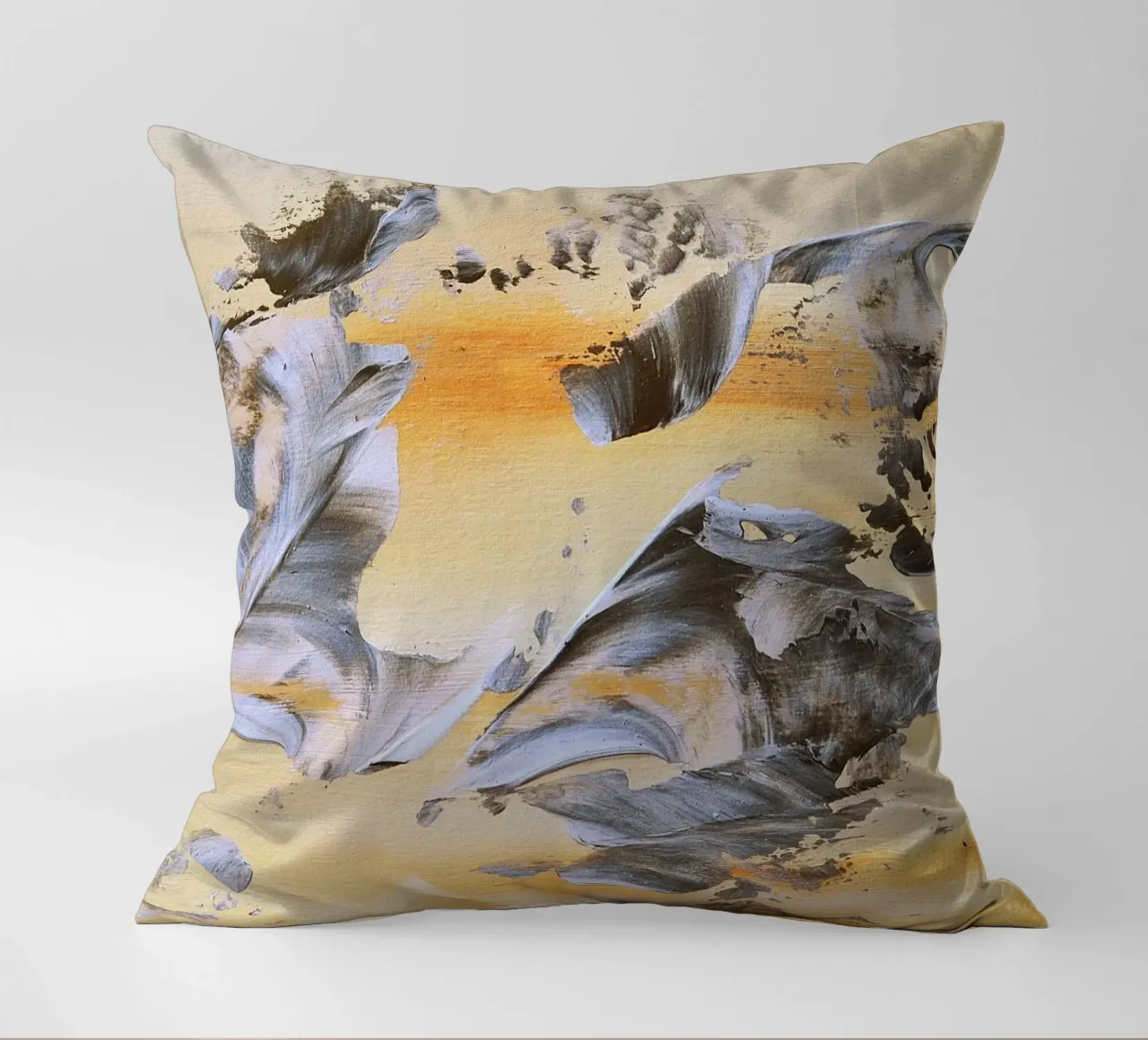 MESSAGE FROM THE HEART 14. cuscino da Thierry Vobmann Abstract painting