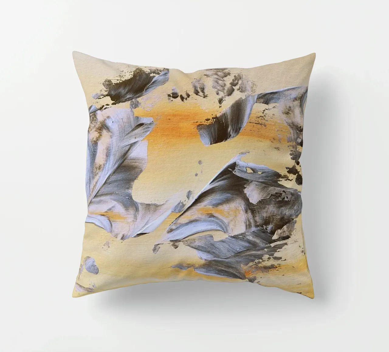 MESSAGE FROM THE HEART 14. cuscino da Thierry Vobmann Abstract painting