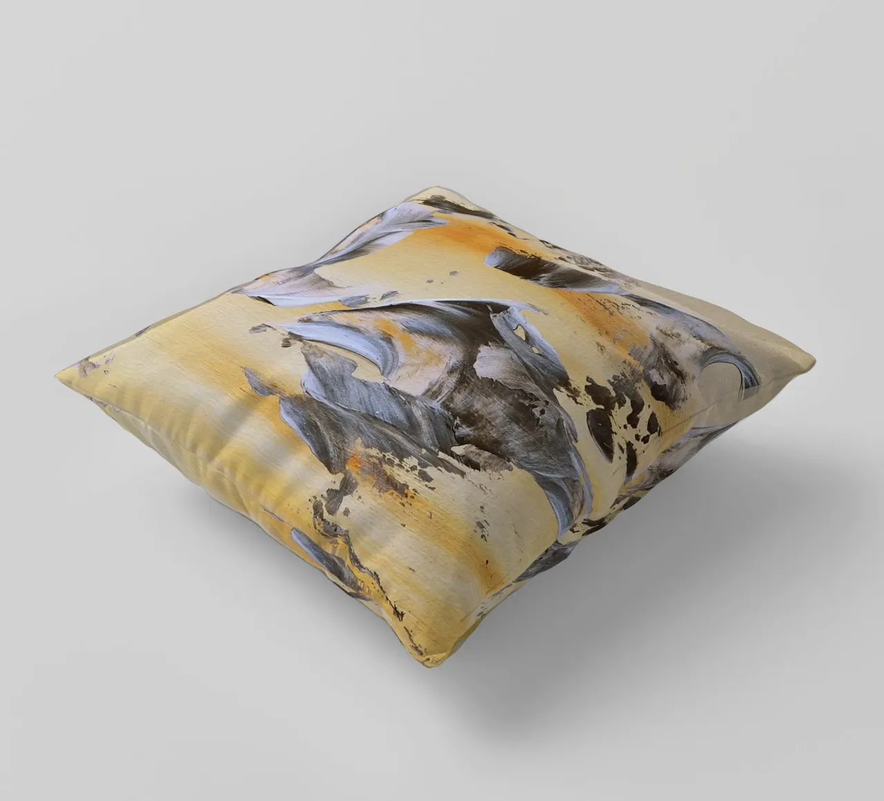 MESSAGE FROM THE HEART 14. cuscino da Thierry Vobmann Abstract painting