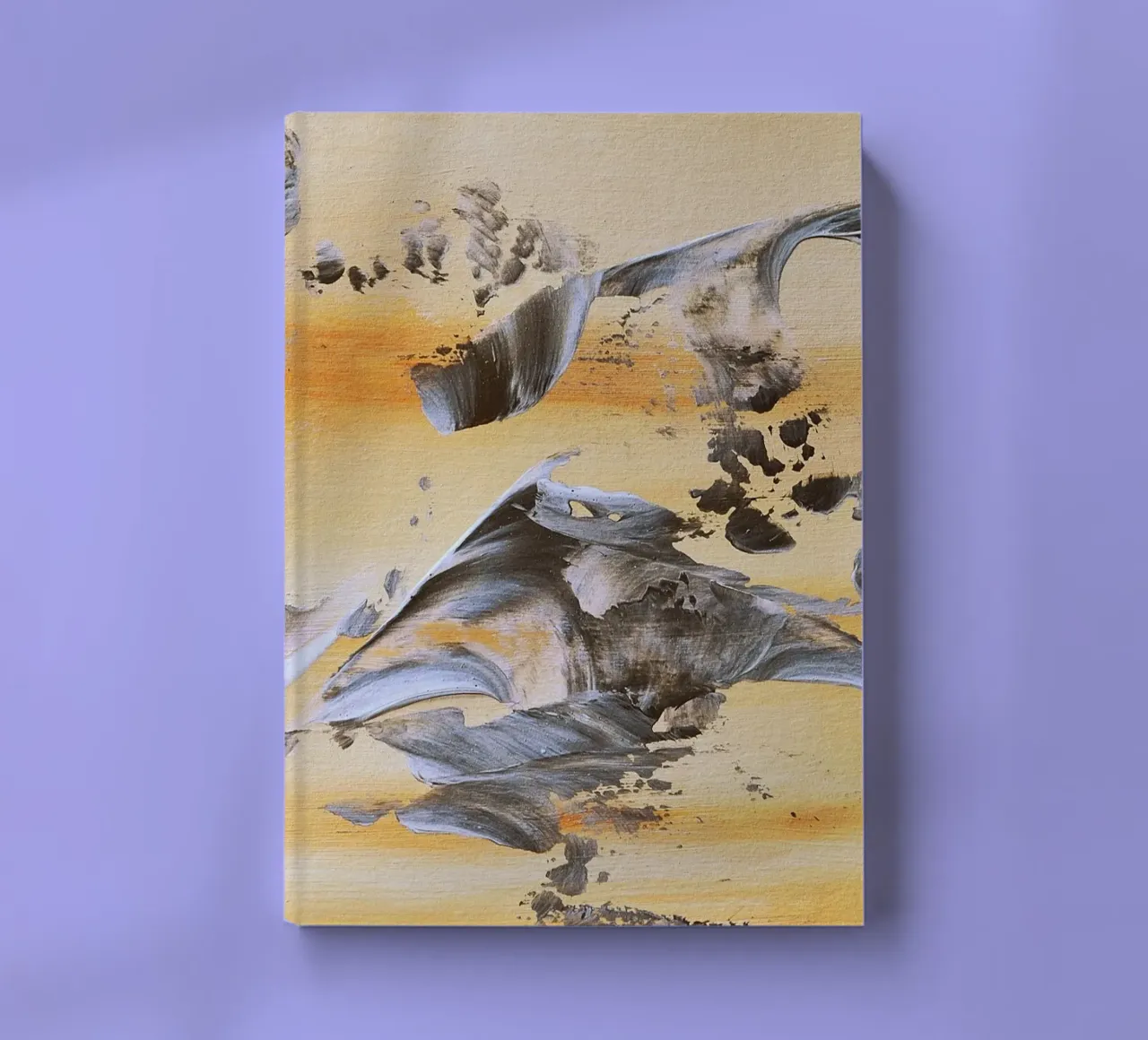 MESSAGE FROM THE HEART 14. notebook by Thierry Vobmann Abstract painting