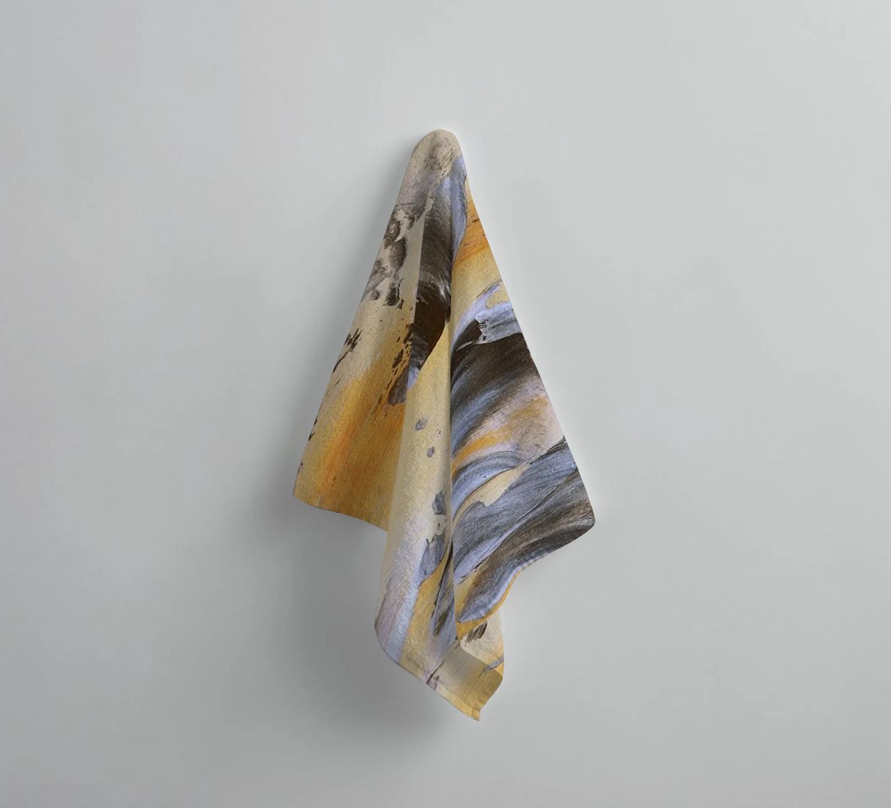 MESSAGE FROM THE HEART 14. asciugamano da bagno da Thierry Vobmann Abstract painting