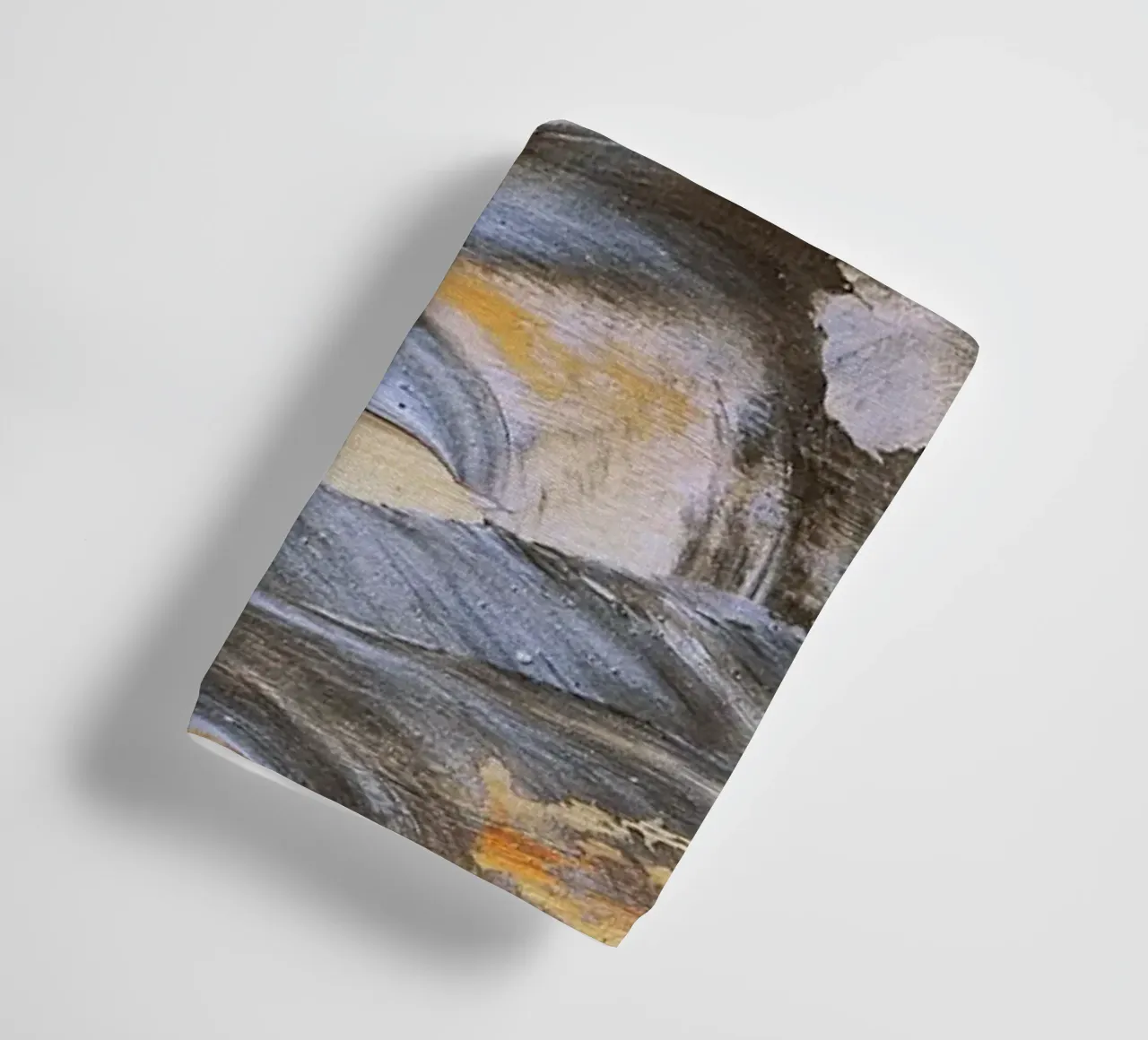 MESSAGE FROM THE HEART 14. towel by Thierry Vobmann Abstract painting