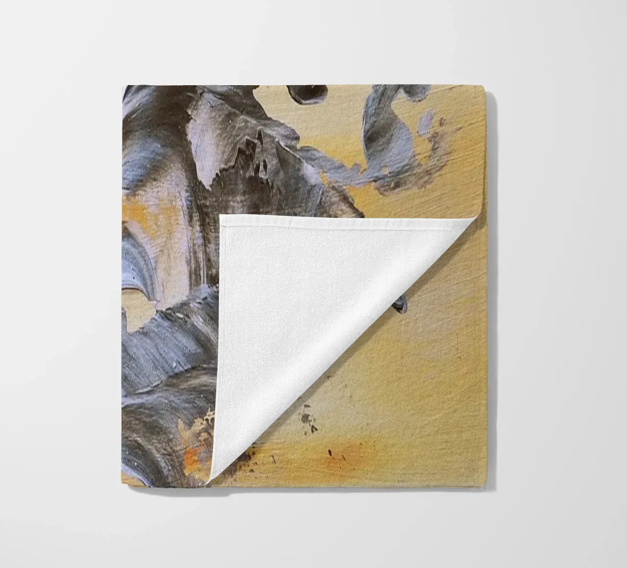 MESSAGE FROM THE HEART 14. Strandtuch von Thierry Vobmann Abstract painting