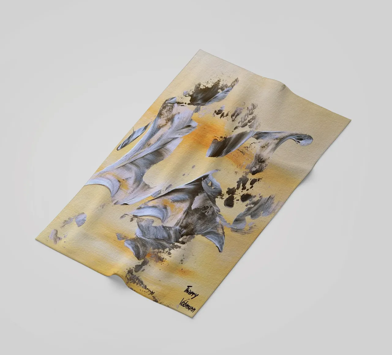 MESSAGE FROM THE HEART 14. telo mare da Thierry Vobmann Abstract painting