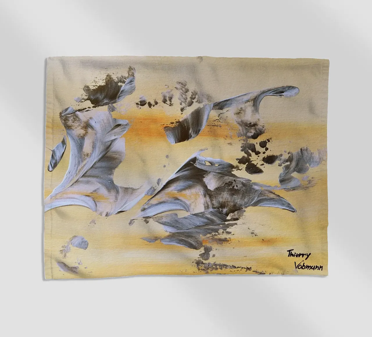 MESSAGE FROM THE HEART 14. telo mare da Thierry Vobmann Abstract painting