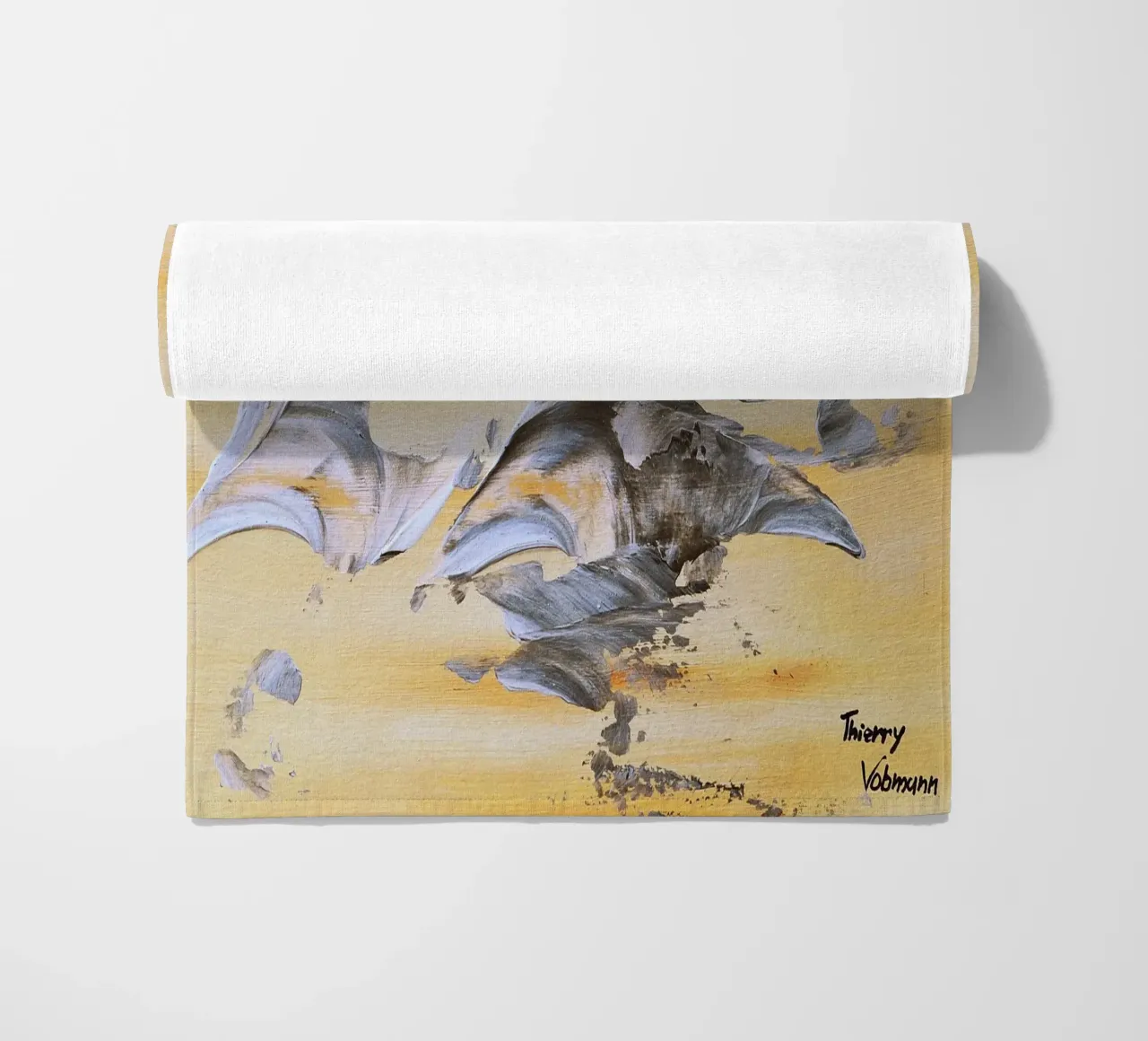 MESSAGE FROM THE HEART 14. telo mare da Thierry Vobmann Abstract painting