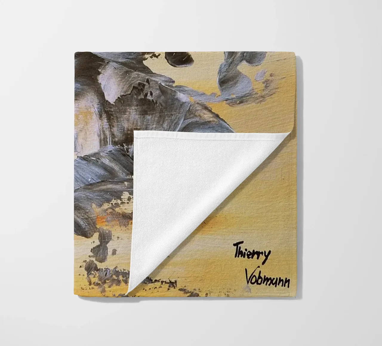 MESSAGE FROM THE HEART 14. telo mare da Thierry Vobmann Abstract painting