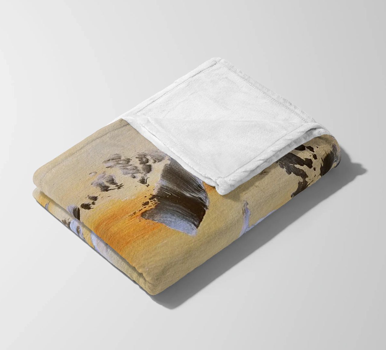 MESSAGE FROM THE HEART 14. coperta in pile da Thierry Vobmann Abstract painting