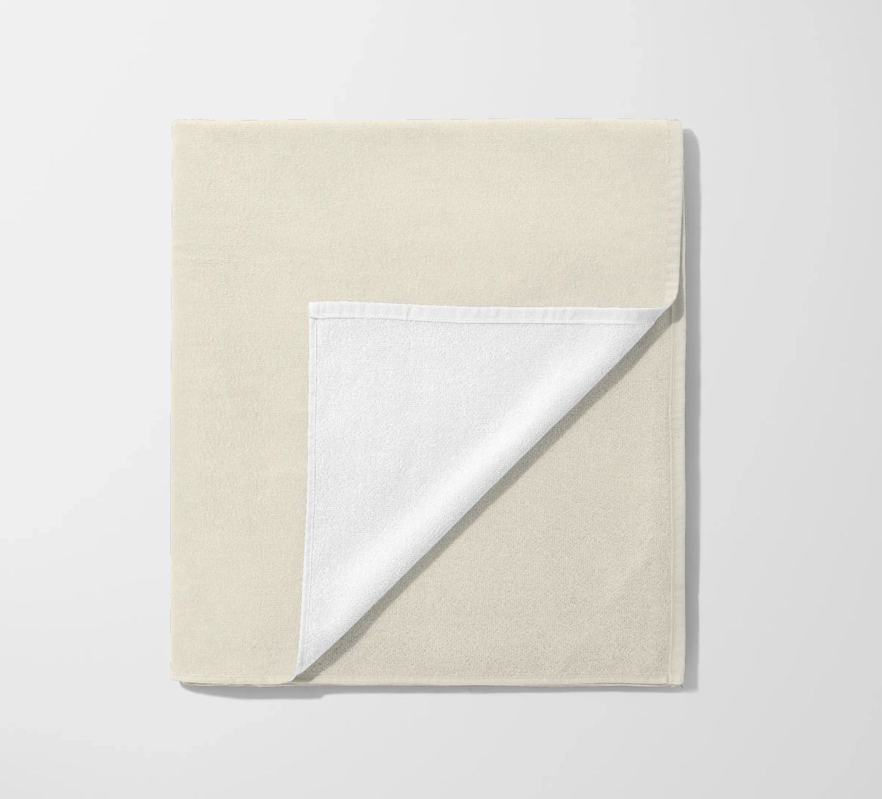 Minimal graceful line art abstract 20 beach towel by Little Dean
