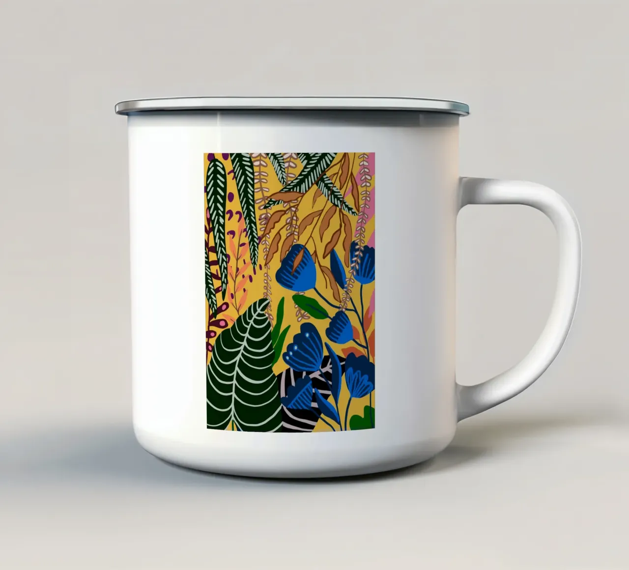 Festa Tropica 02 tazza in smalto da Little Dean