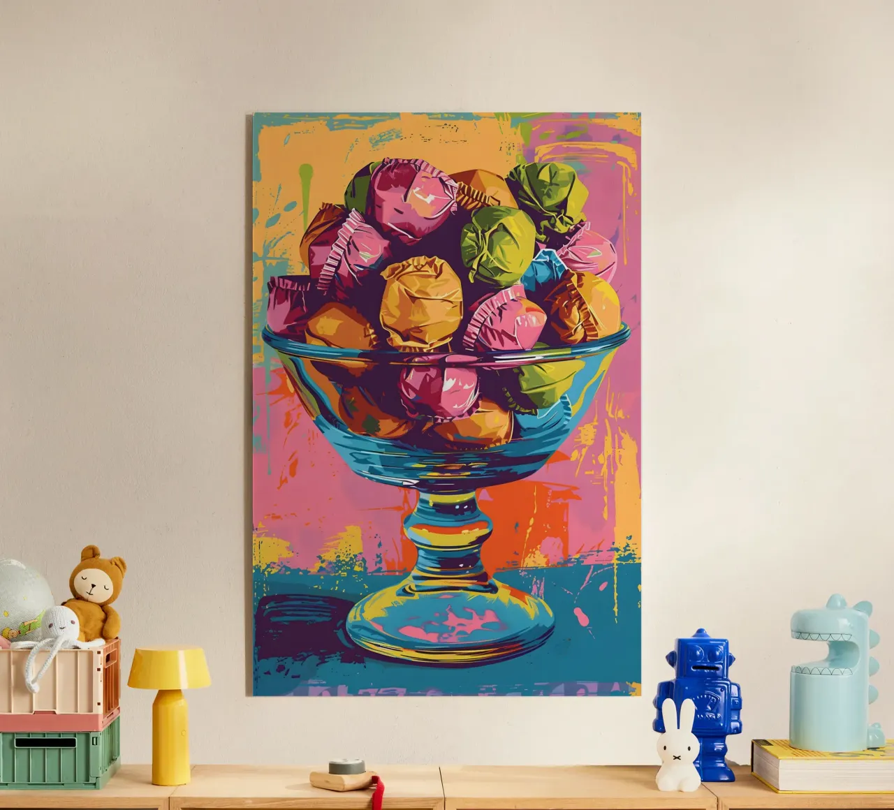 Dolci in stile pop art plexiglass da M-Ulrich-Digital Art