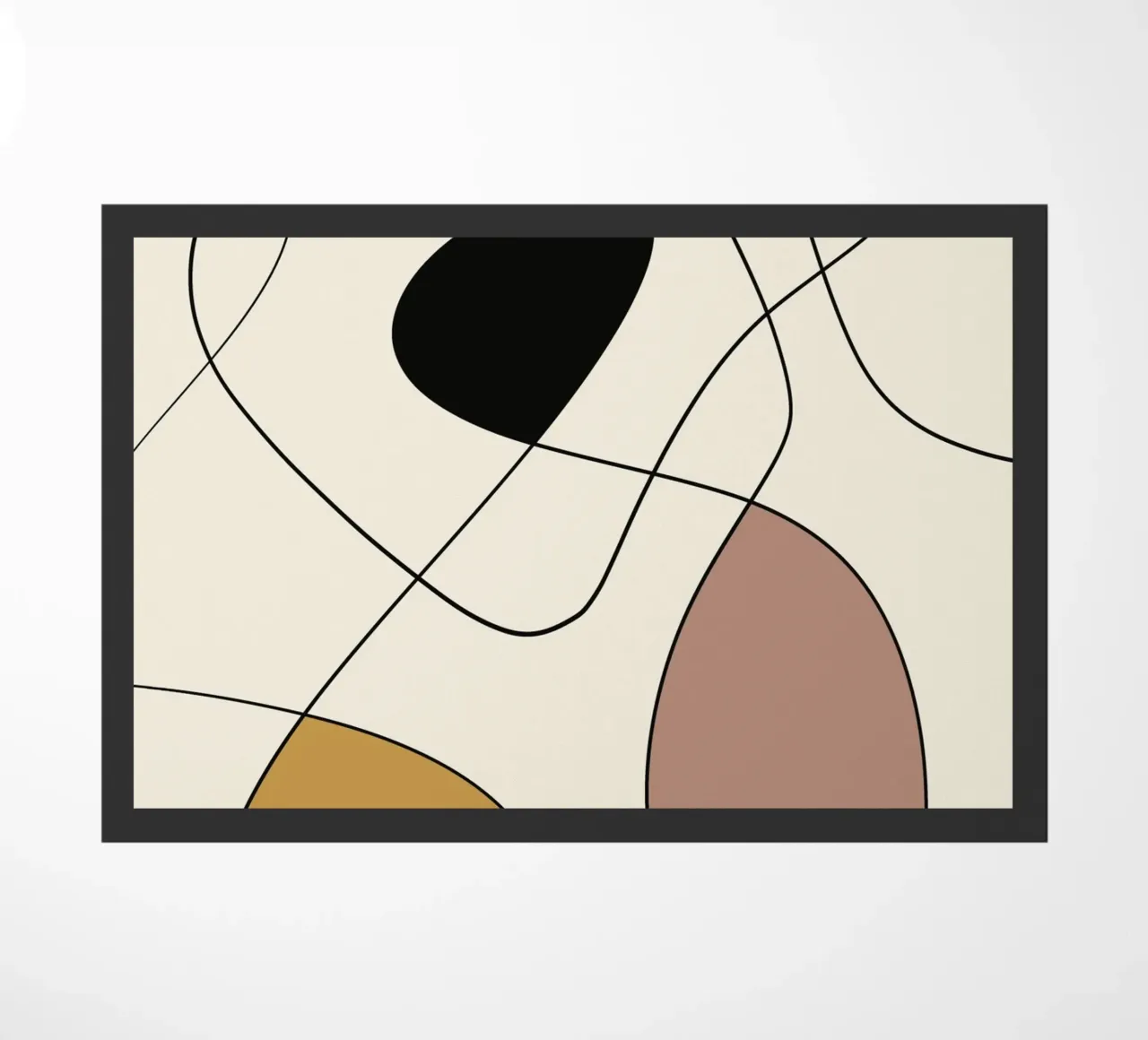 Minimal graceful line art abstract 19 zerbino da Little Dean