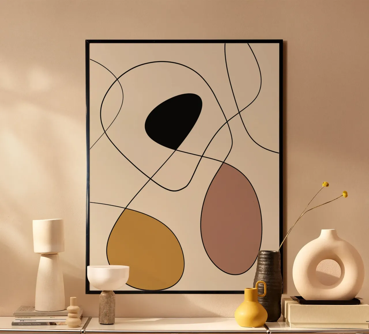 Arte lineal minimalista abstracto 19 hahnemühle de Little Dean
