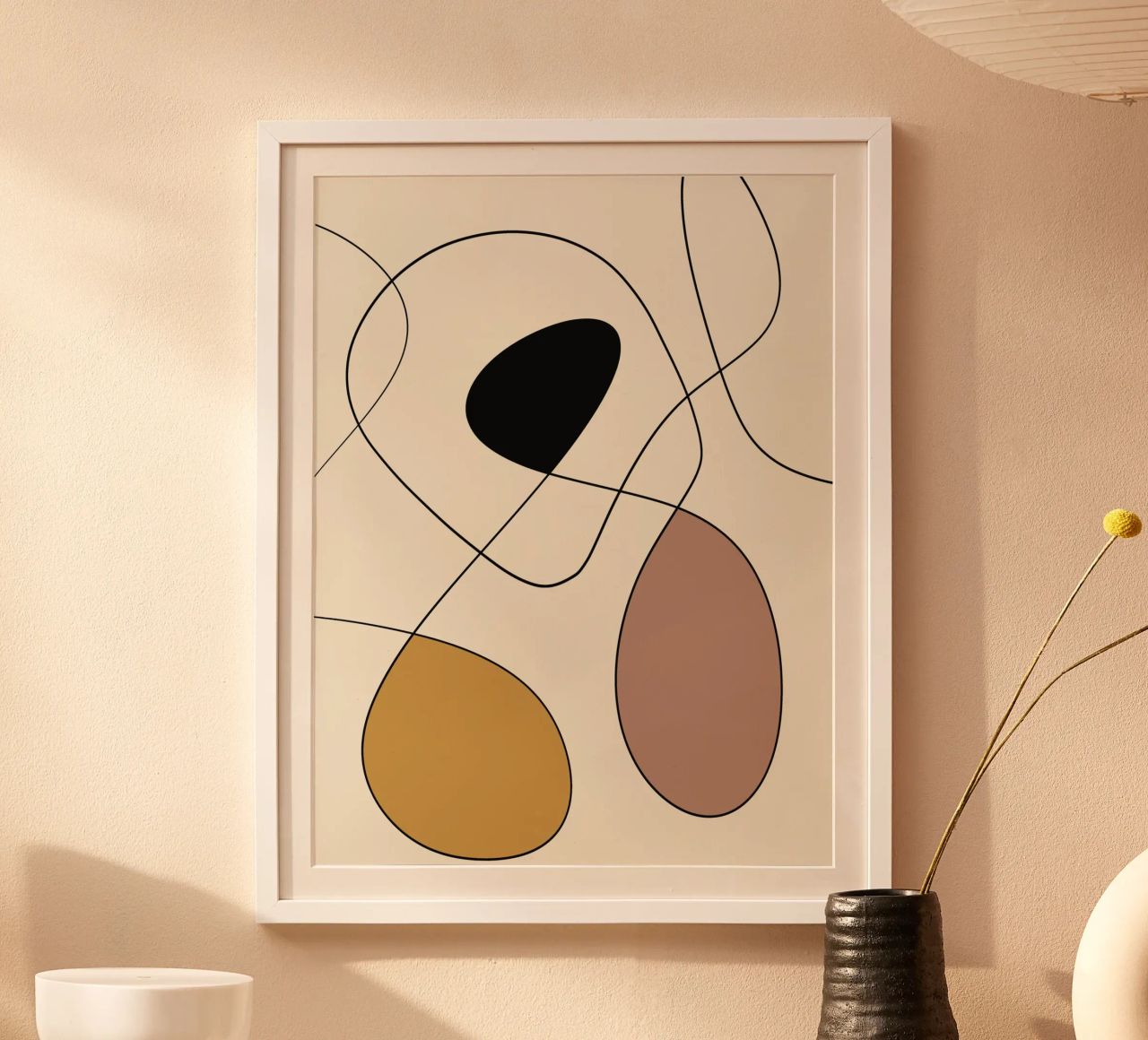 Minimal graceful line art abstract 19 carta hahnemühle da Little Dean