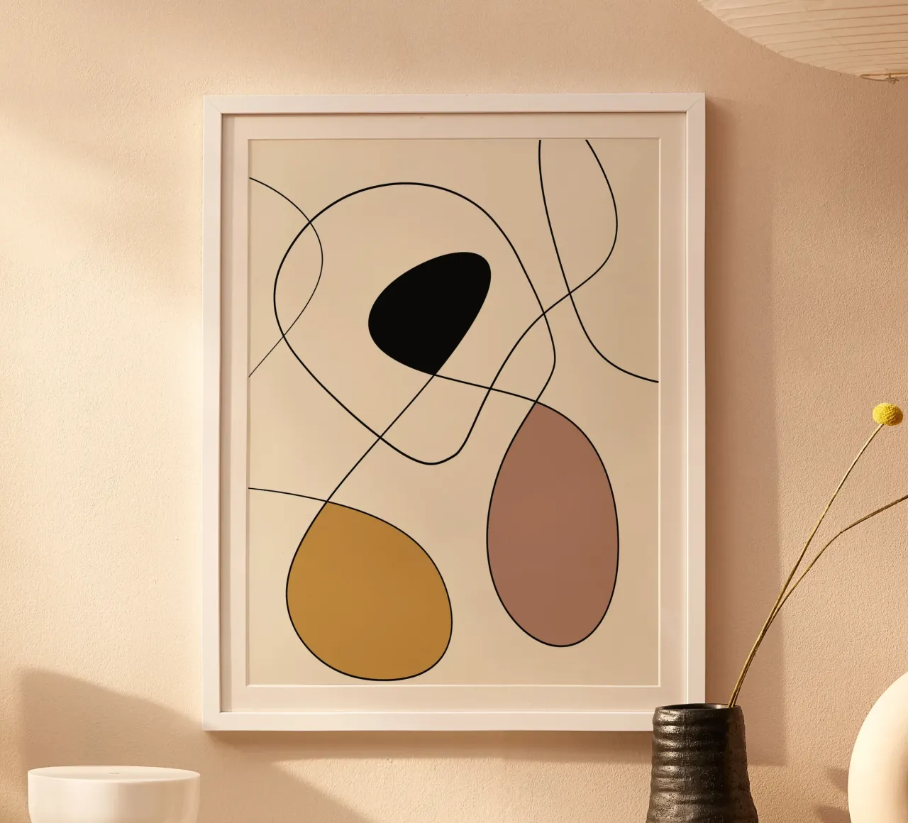 Arte lineal minimalista abstracto 19 hahnemühle de Little Dean
