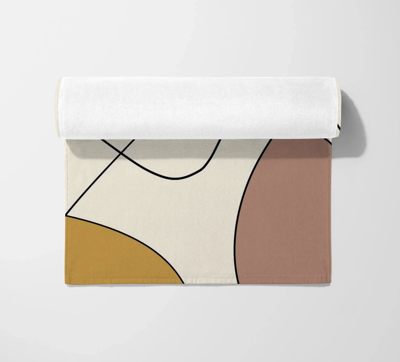 Minimal graceful line art abstract 19 telo mare da Little Dean