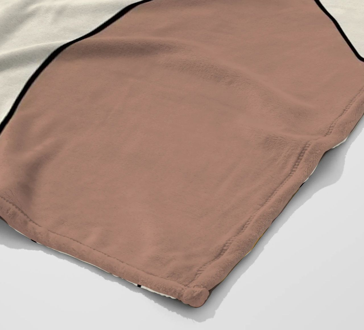 Minimal graceful line art abstract 19 coperta in pile da Little Dean