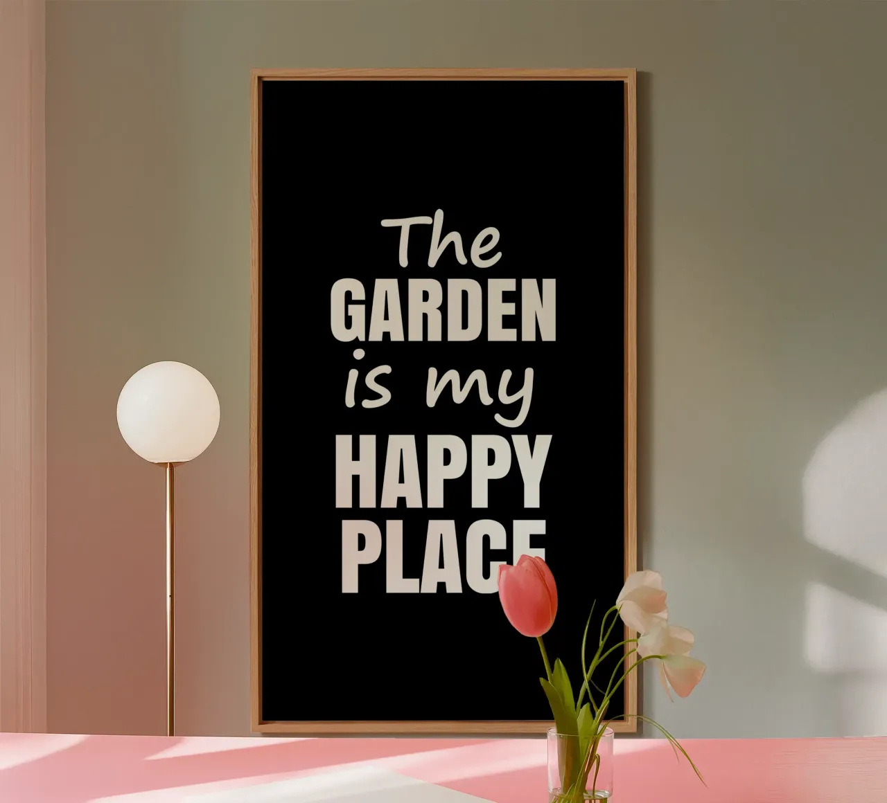 The garden is my happy place forex-plaat van mygreenvalue