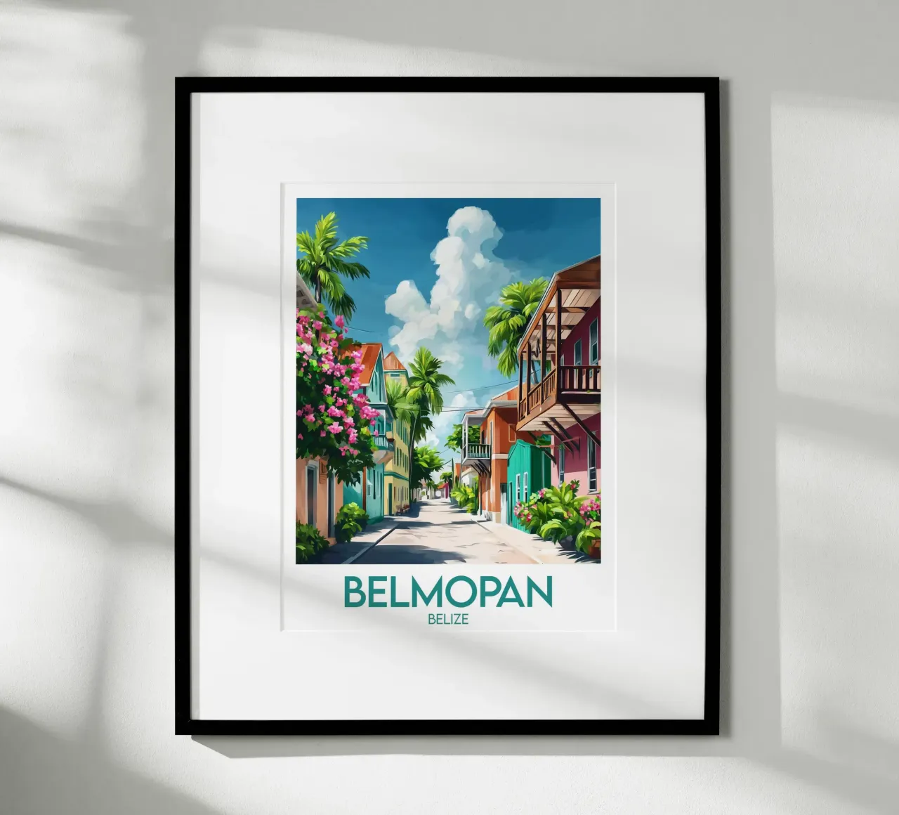 Affiche Belmopan poster da Frame the World