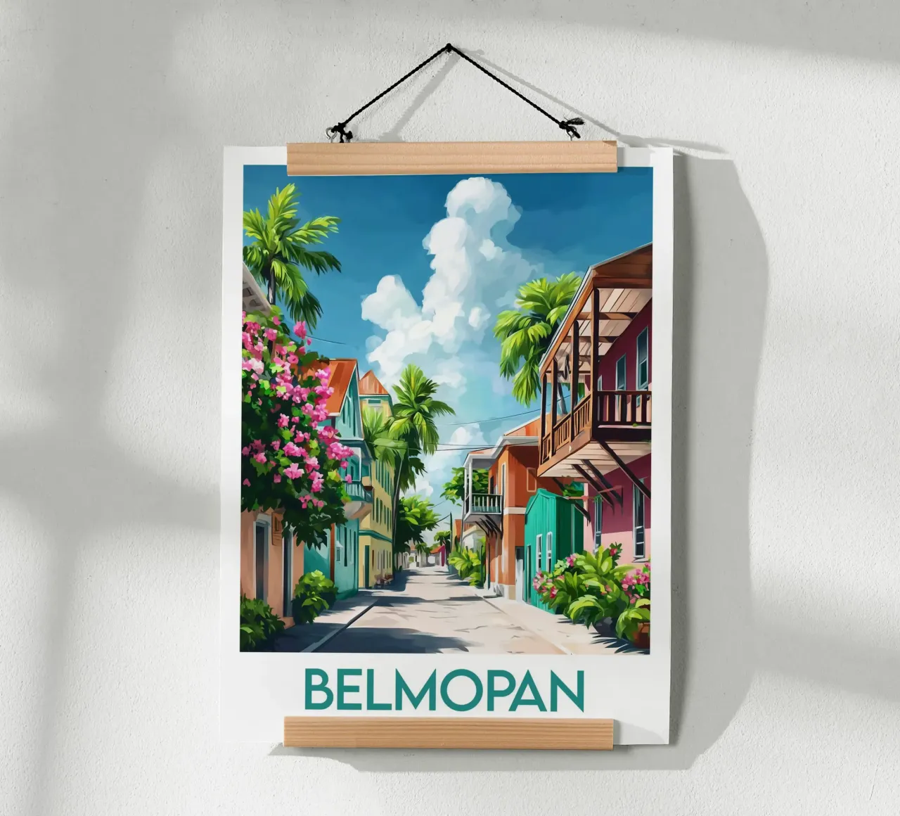 Affiche Belmopan poster da Frame the World